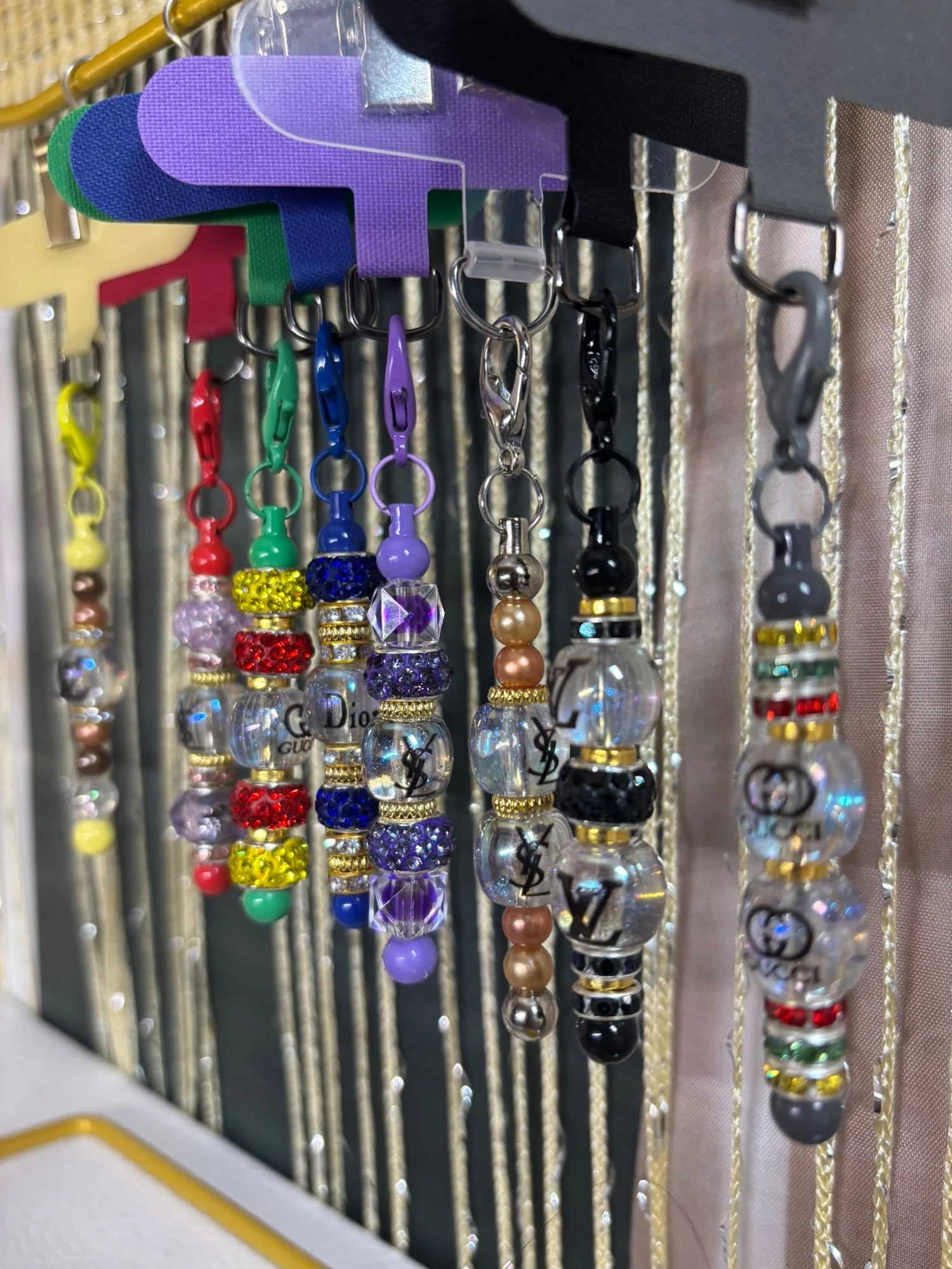 Crystal Carnival Charm Clip